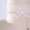 2 Yards Narrow Ivory Polyester Lace Trim With Scalloped Edges 1 Inch Wide
